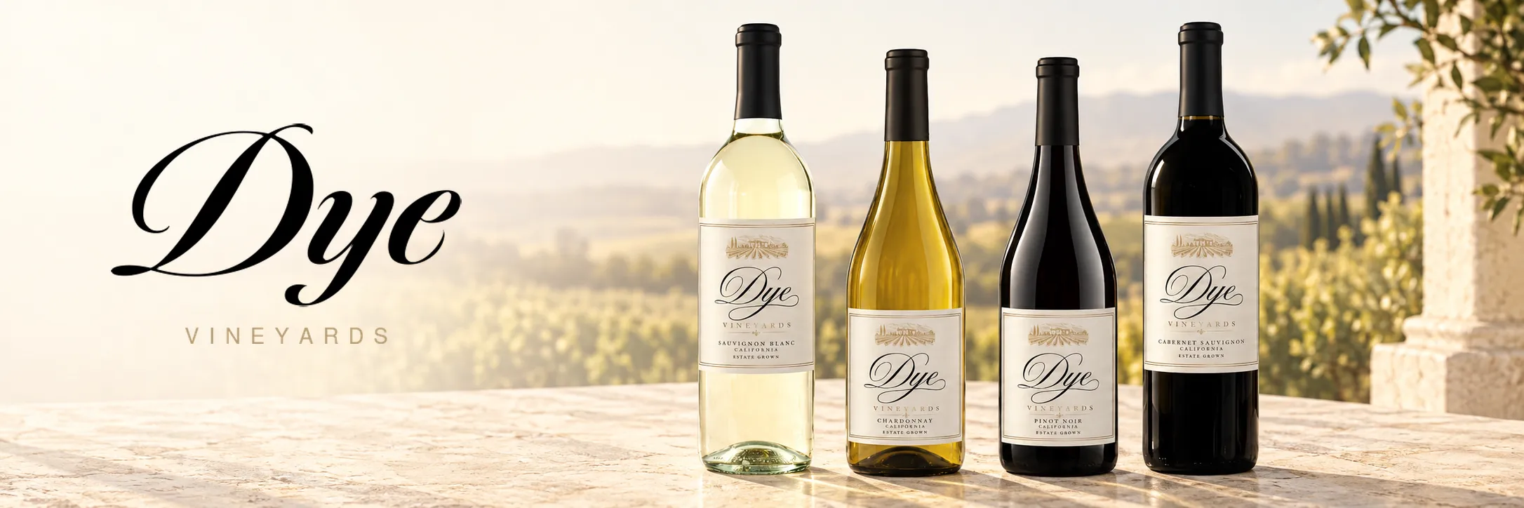 Dye Vineyards wine collection