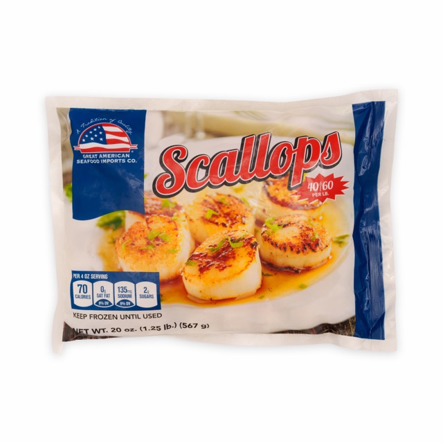 Bay Scallops 40/60